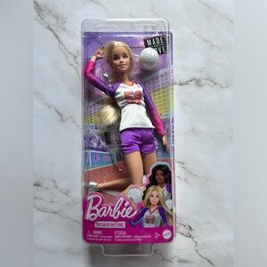 Made To Move You Can Be Anything Volleyball Player Barbie Doll HKT72